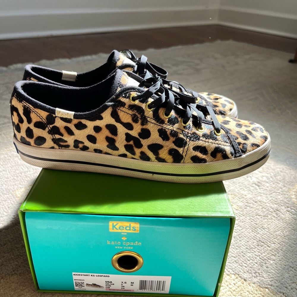 Keds Kate Spade Leopard Print Sneakers